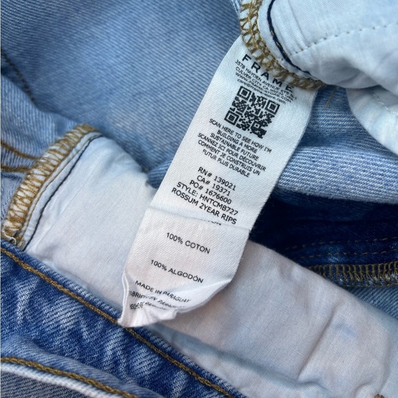 Frame Denim Le high n tight crop mini boot jeans  30 Flaw - Picture 14 of 15